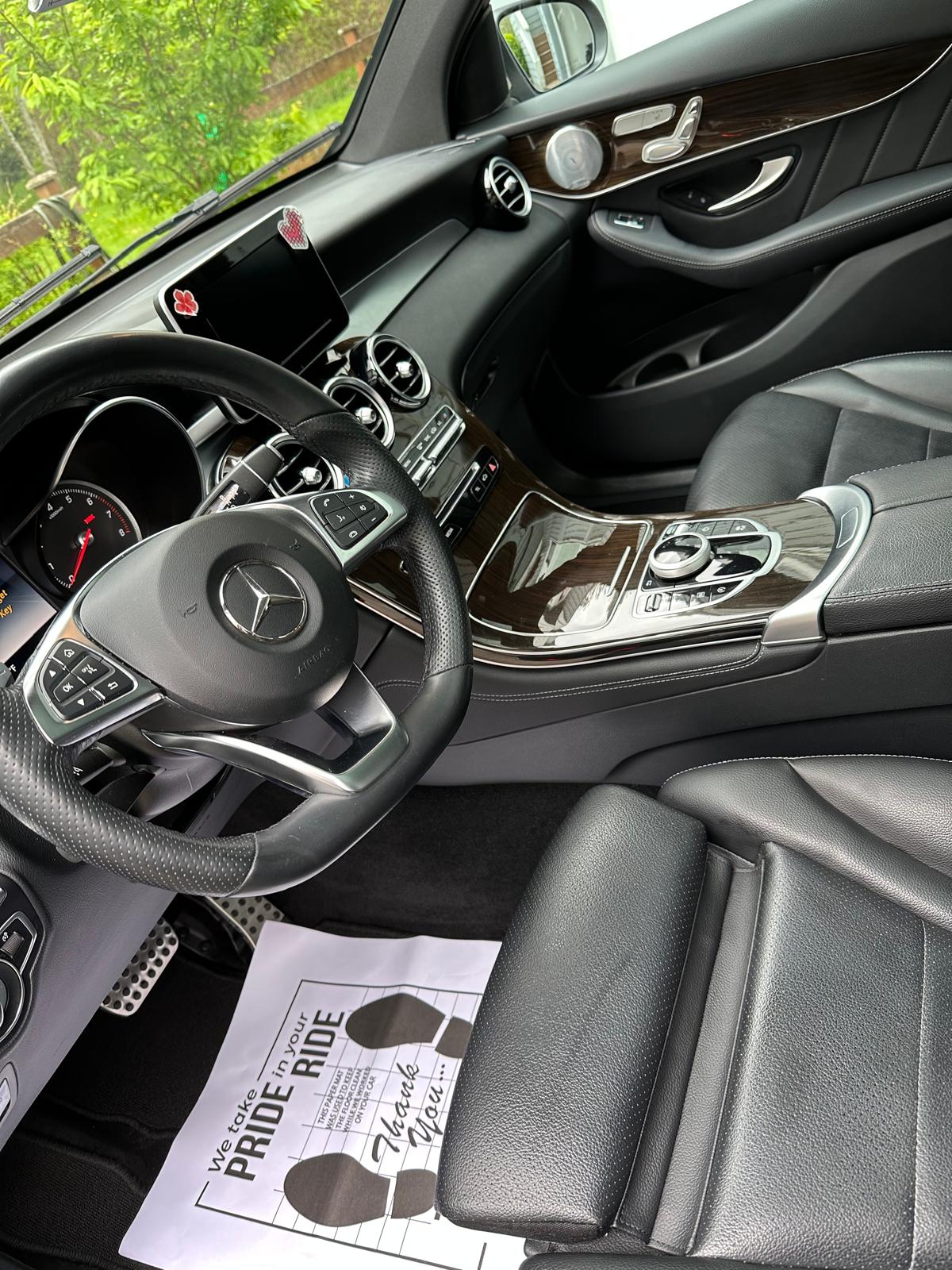 Mercedes cockpit after detailing